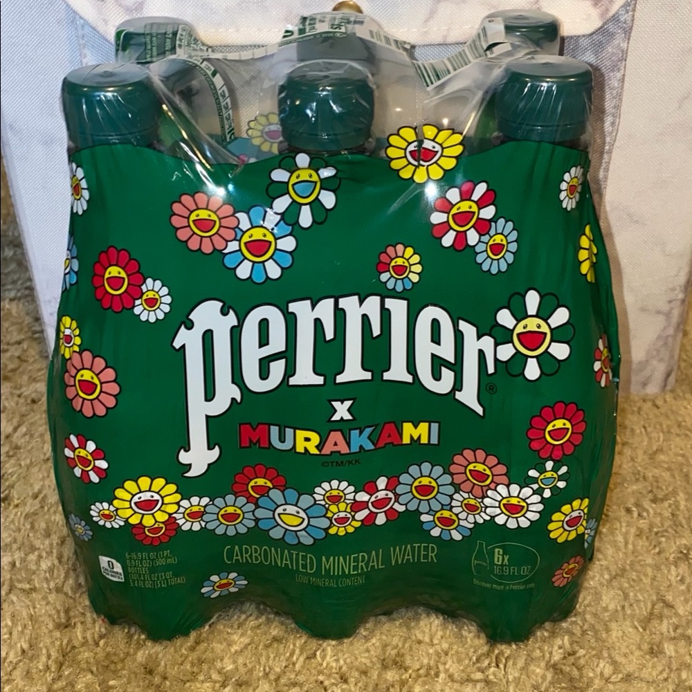 Limited edition Murakami Perrier Carbonated Water